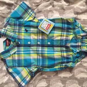 Toddler boy button up